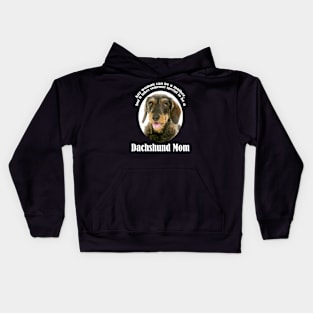 Wirehaired Dachshund Mom Kids Hoodie